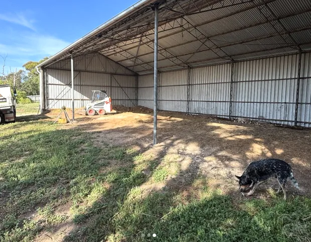 Jervois shed site, before work commenced