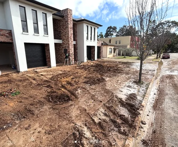 Renown Park site, before work commenced